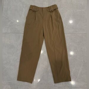 Club Monaco Cropped Pants with Belted Waist Size 2